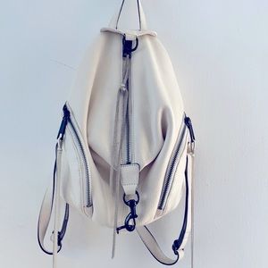 Rebecca Minkoff cream backpack